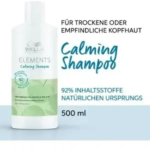 Raminamasis plaukų šampūnas Wella Professionals Elements Calming Šampūnas 500ml