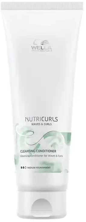 Wella Nutricurls Waves & Curls valomasis kondicionierius garbanotiems ir banguotiems plaukams 250ml
