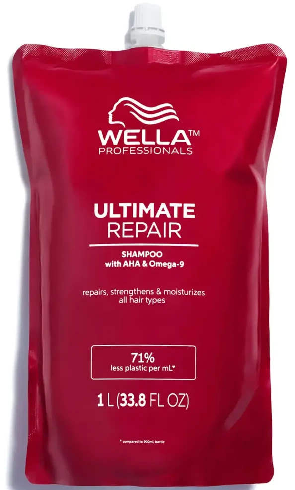 Wella Professionals Ultimate Repair Intensyvaus poveikio atkuriamasis šampūnas (papildymas) 1000 ml