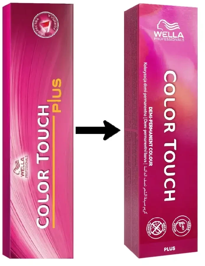 Wella Professionals Color Touch Plus 60 ml amoniako plaukų dažai 88/07 intensyviai šviesiai blondas / natūraliai rudas