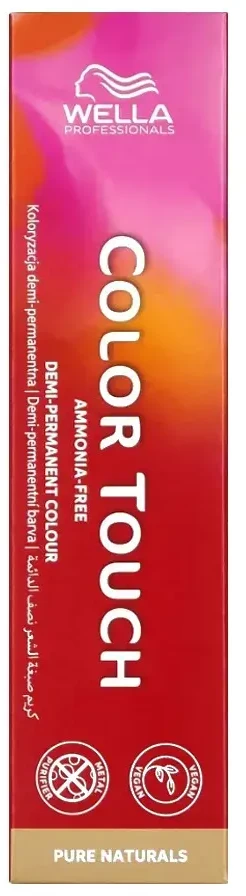 Wella Professionals Color Touch Pure Naturals 60 Ml Ammnia Mentes Festék 2/0 Juodas