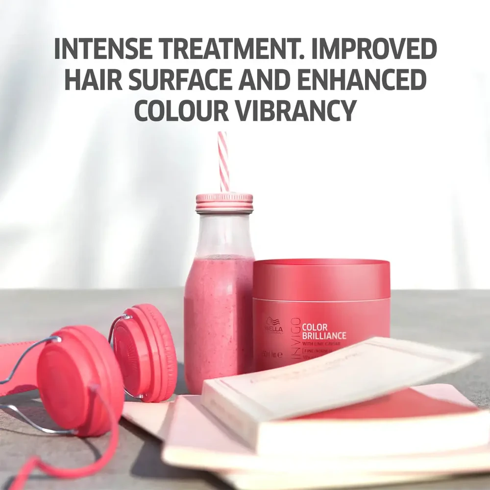 "Wella Invigo Brilliance Coarse" plaukų kaukė 150ml
