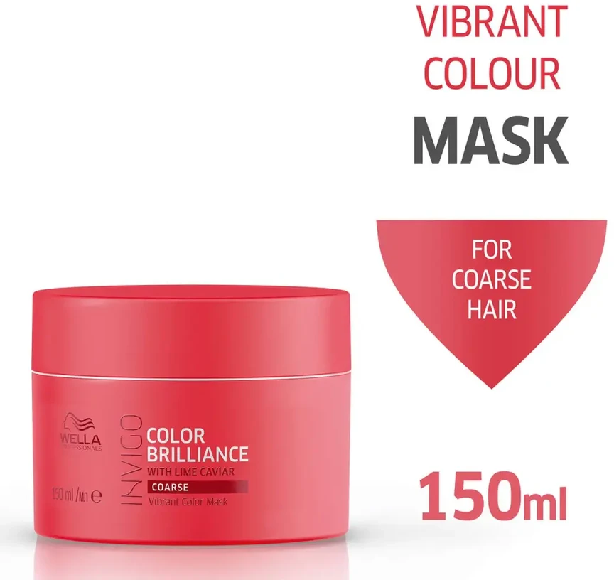 "Wella Invigo Brilliance Coarse" plaukų kaukė 150ml