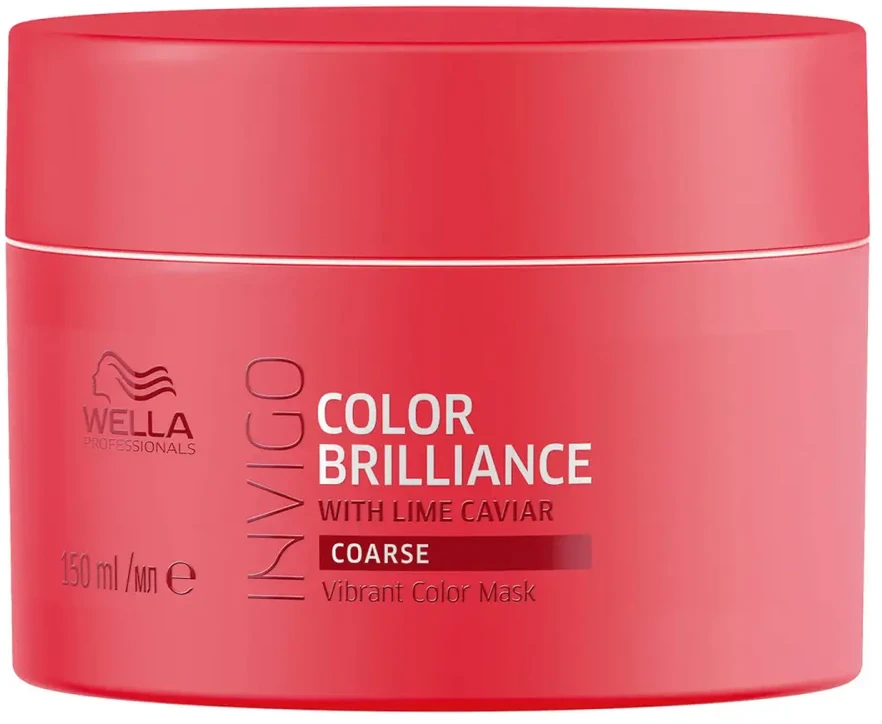 "Wella Invigo Brilliance Coarse" plaukų kaukė 150ml