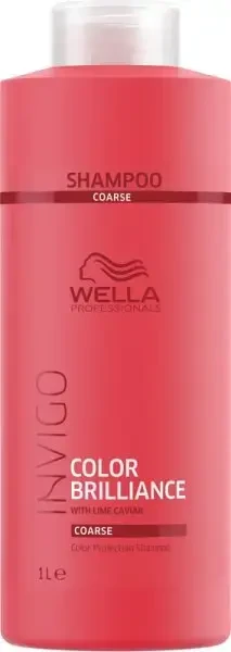 Šampūnas šiurkštiems, dažytiems plaukams Wella Invigo Color Brilliance Coarse Šampūnas 1000ml