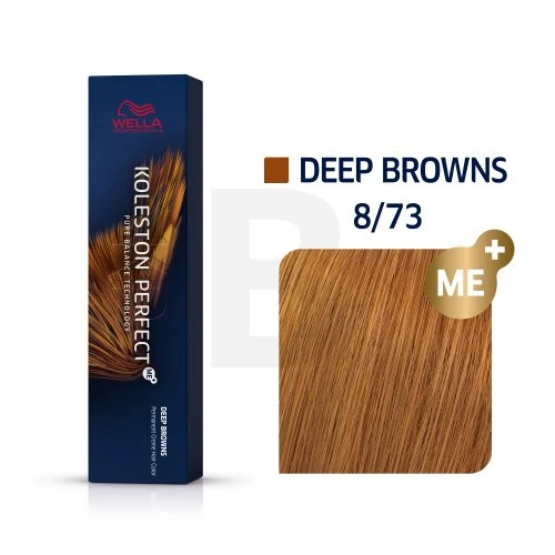 Wella Koleston Perfect Me+ plaukų dažai 60ml - 8/73