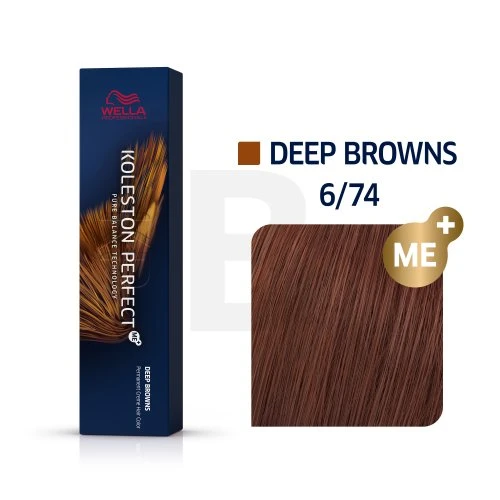 Wella Koleston Perfect Me+ plaukų dažai 60ml - 6/74