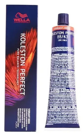 "Wella Koleston Perfect Me+ 77/44 Vibrant Reds" plaukų dažai 60ml