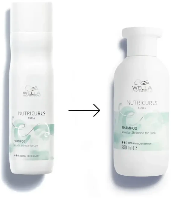 Wella Professionals NutriCurls Micellar Shampoo micelinis šampūnas garbanotiems plaukams, 250 ml