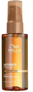 Wella Professionals Ultimate Smooth Miracle Oil Serum Aliejinis serumas skvalanu ir omega-9, 100 ml