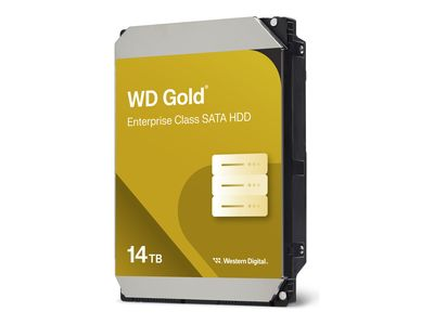 „SanDisk WD Gold 14TB SATA 6Gb/s 3,5 colio 512MB cache 7200rpm vidinis, atitinkantis RoHS reikalavimus, įmonės lygio kietasis diskas (Bulk)