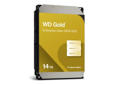 „SanDisk WD Gold 14TB SATA 6Gb/s 3,5 colio 512MB cache 7200rpm vidinis, atitinkantis RoHS reikalavimus, įmonės lygio kietasis diskas (Bulk)