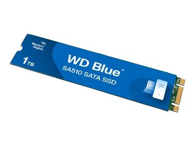 WD Mėlyna SA510 SSD 1 TB M.2 2280 SATA III 6 Gb/s vidinis, vienos pakuotės, maitinamas „SANDISK“