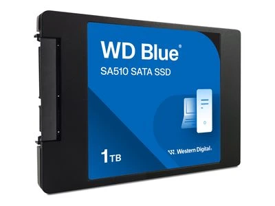 WD Mėlyna SA510 SSD 1TB SATA III 6Gb/s korpusas 2.5" 7mm vidinė vienguba pakuotė, maitinama „SANDISK“