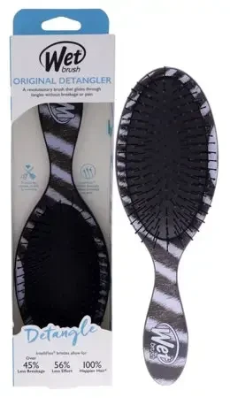 THE WET BRUSH_Detangler Safari Zebra plaukų šepetys