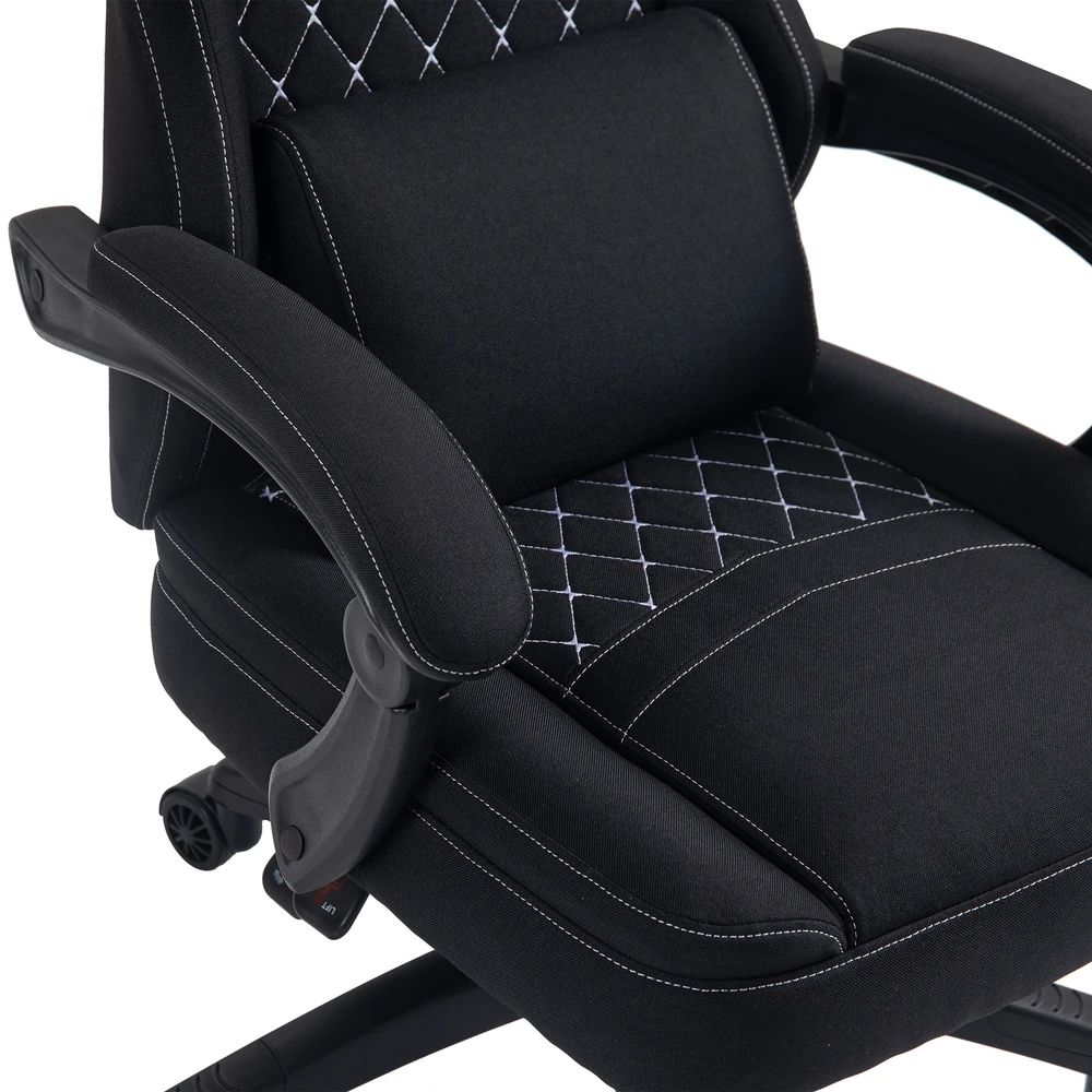 White Shark Baltas Shark Baltas Shark AUSTIN Gaming Chair Juodas