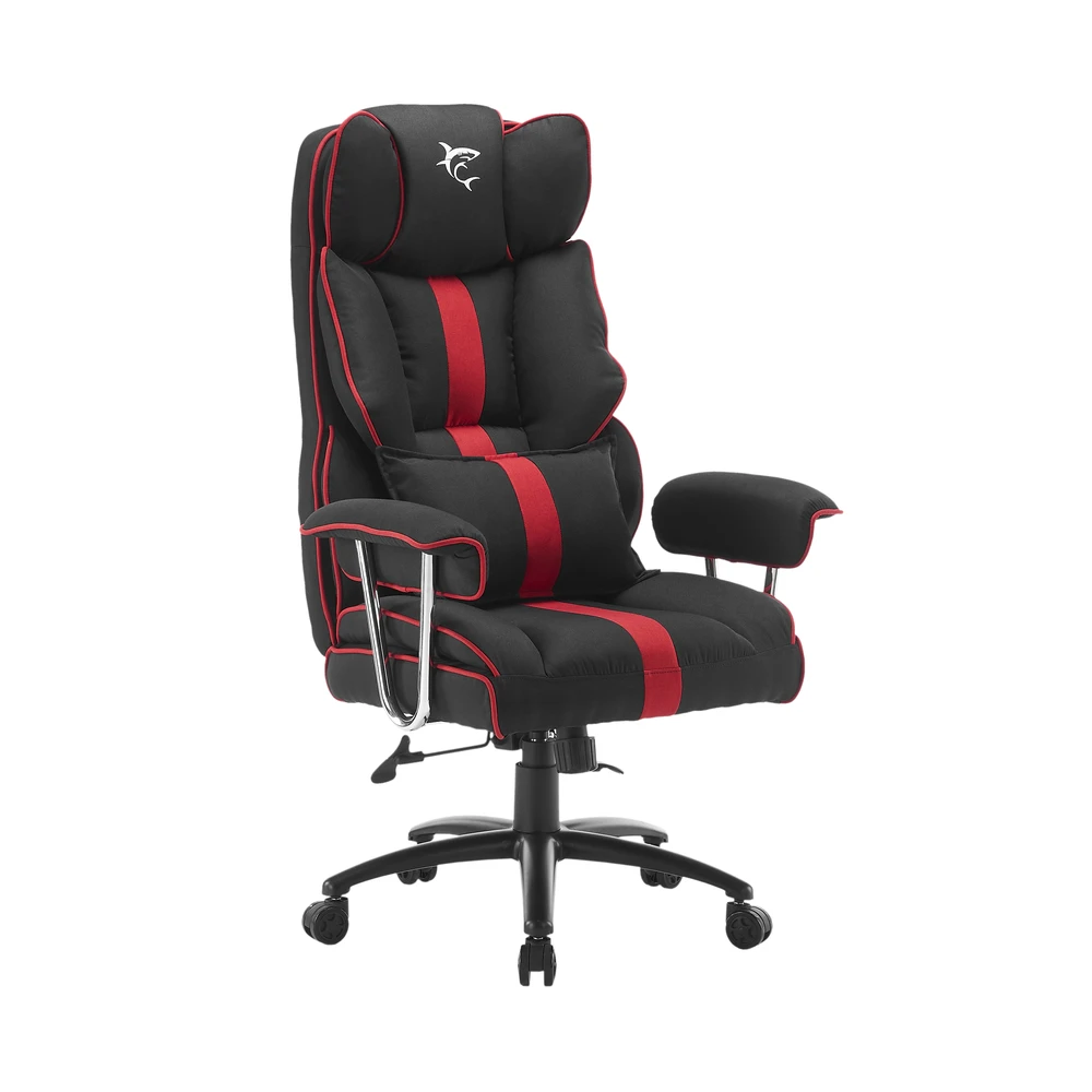 White Shark Baltas Shark Baltas Shark LE MANS Gaming Chair juodas/red