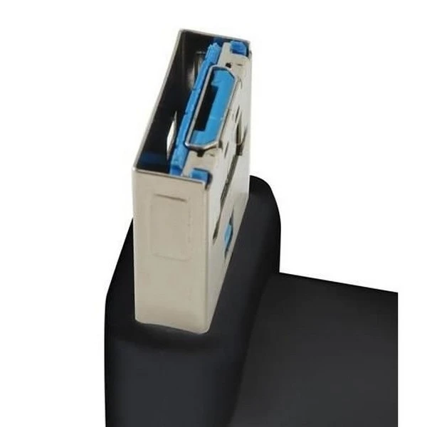 Iso Trade Ventiliatorius 2in1 USB/microUSB juodos spalvos
