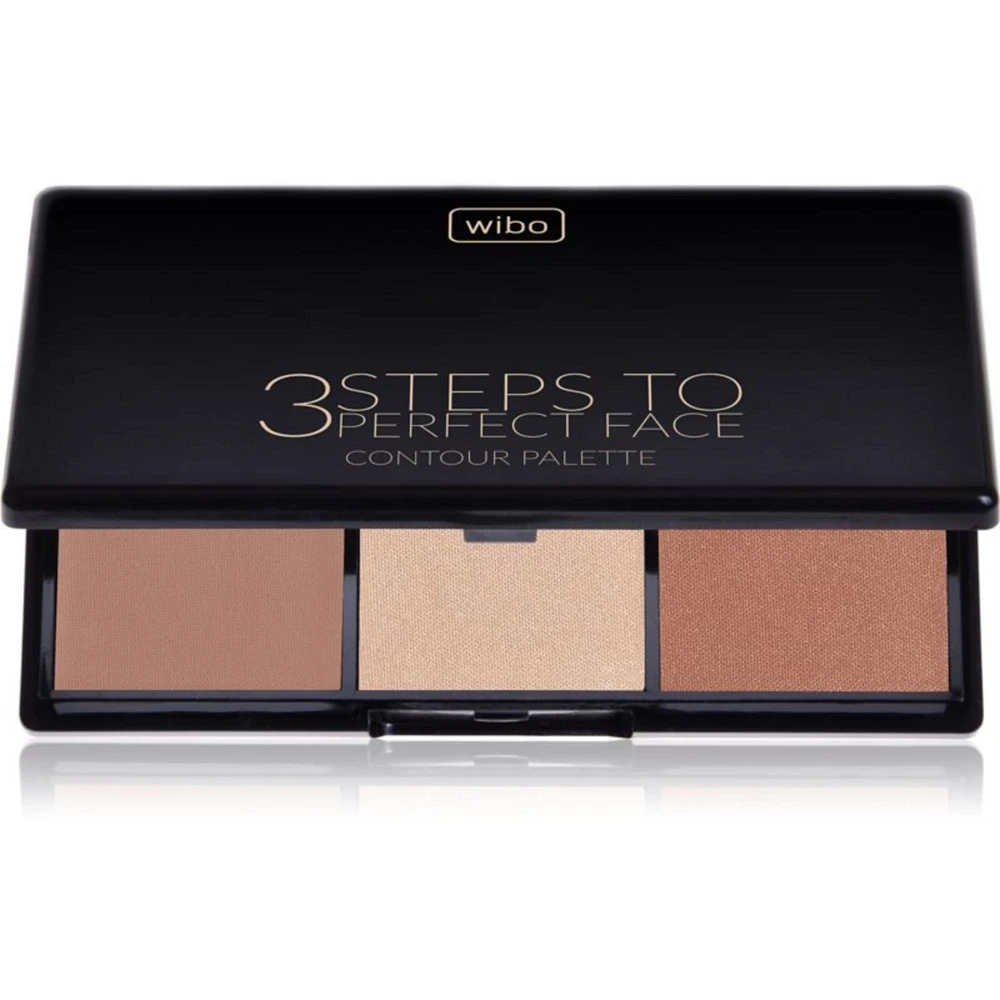 Wibo 3 Steps To Perfect Face Contour Palette Dark, 10 g