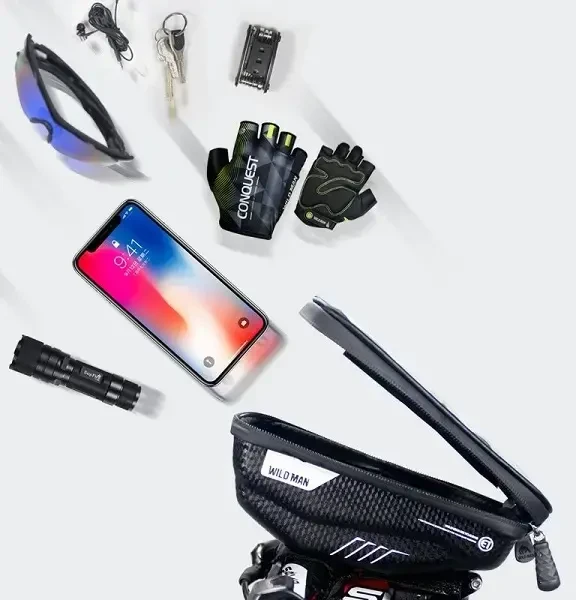 SAKWA WILDMAN HARDPOUCH BIKE MOUNT S Juodas