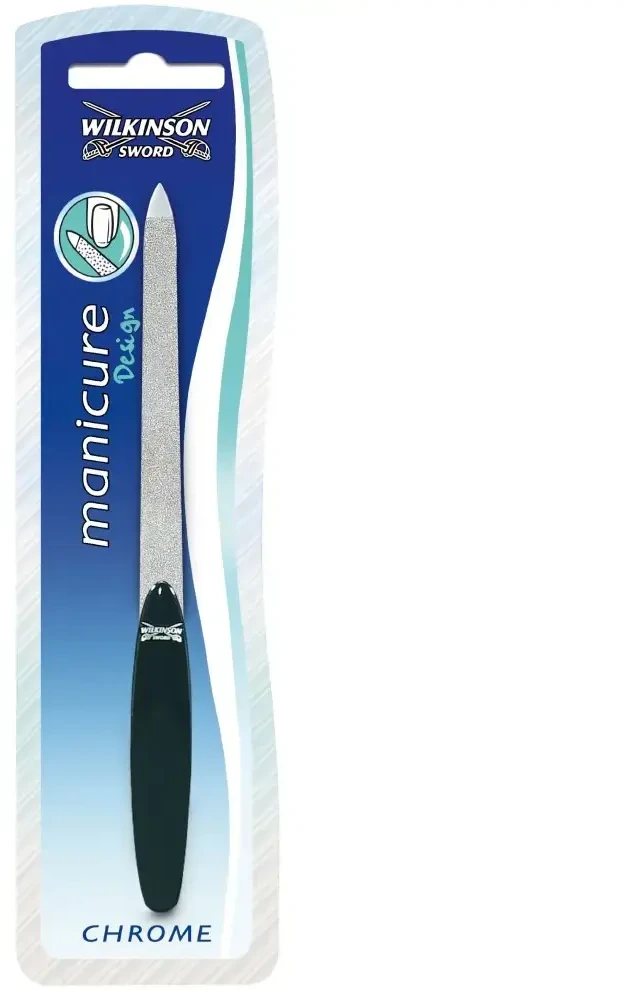 Wilkinson Sword Chromuota nerūdijančio plieno dildė (manikiūro safyro nagų dildė)