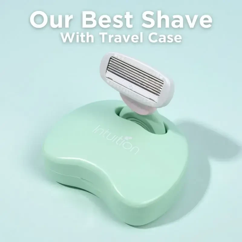 Wilkinson Sword Wilkinson Intuition Complete Mini cestovní holicí strojek s 5 břity + cestovní pouzdro