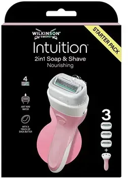 Wilkinson Sword 2in1 muilas ir skutimosi maitinamasis skustuvas + 3 galvutės