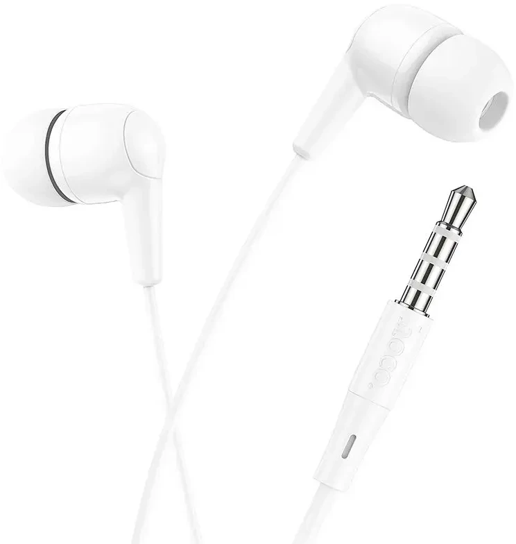 Wire ausinės USB C Hoco M97 baltas