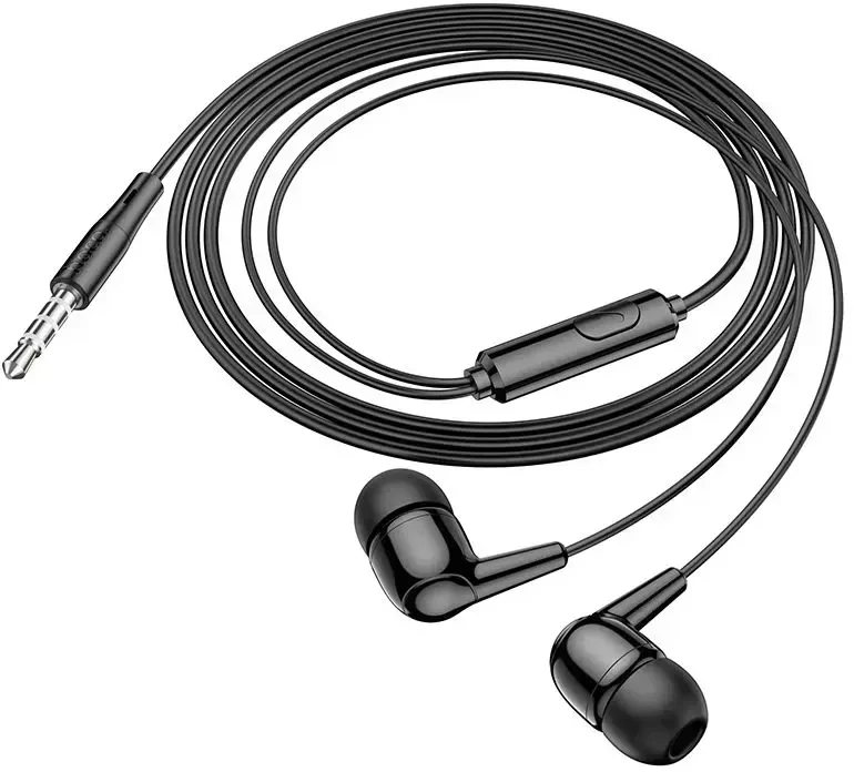 Wire ausinės USB C Hoco M97 juodas