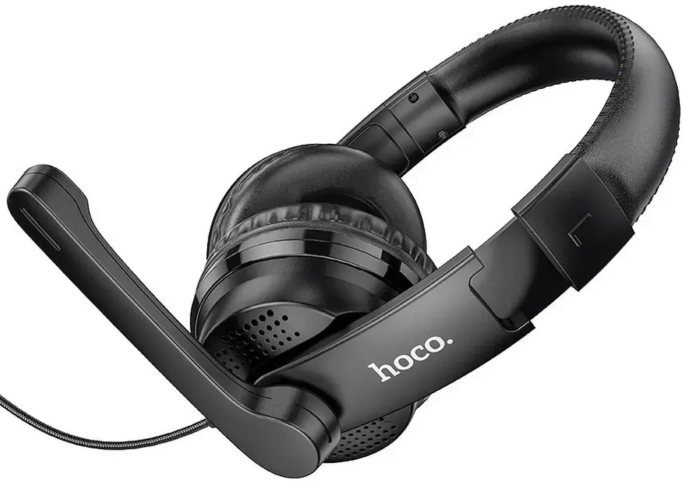 Laisvų rankų įranga Hoco W103 Gaming su mikrofonu juoda (1.2m laidas)