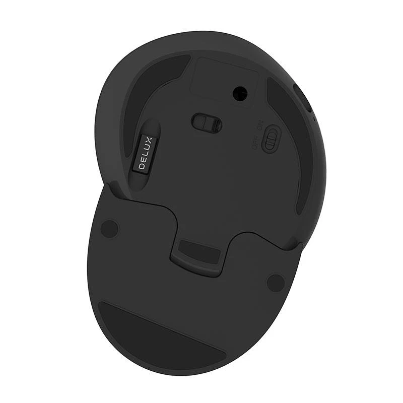 Belaidė +2.4 G vertikali pelė Delux M618G DB