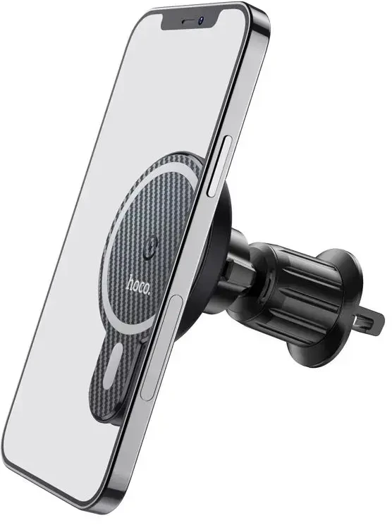 Automobilinis laikiklis-įkroviklis Hoco CA85 Magsafe 15W juodas