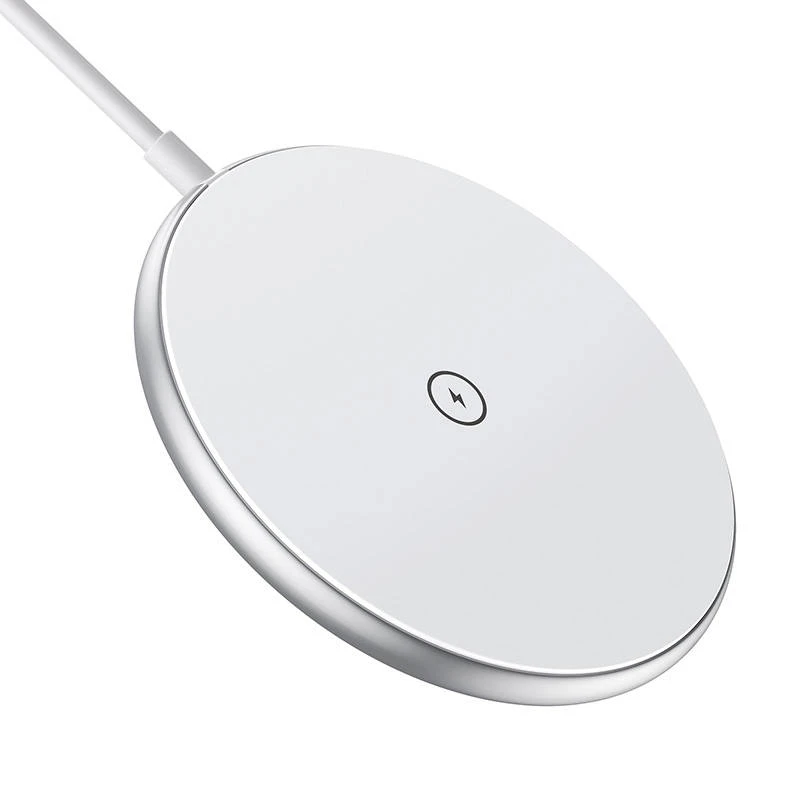 Belaidis dvigubas įkroviklis Choetech T580 15W (baltas)