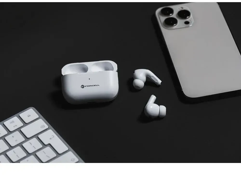 Belaidės ausinės Forcell F-Audio Master Pro TWS baltas