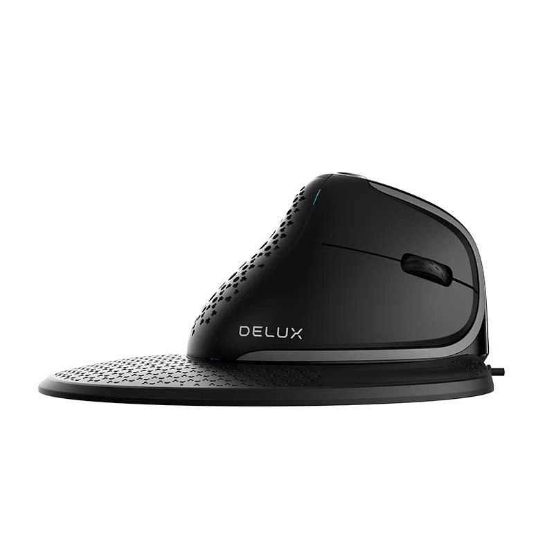 Belaidė ergonominė pelė Delux M618XSD BT+2.4G RGB