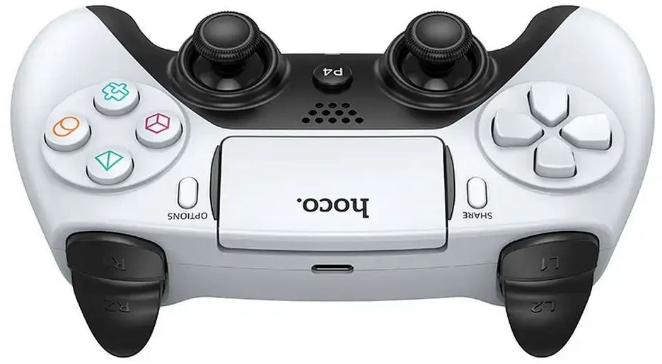 Belaidis žaidimų pultas Hoco PS4 / PC GA1 baltas