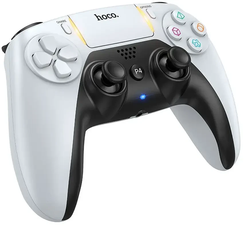 Belaidis žaidimų pultas Hoco PS4 / PC GA1 baltas