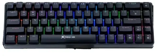 Belaidė klaviatūra žaidimams XTRIKE ME GK-994W BK juoda