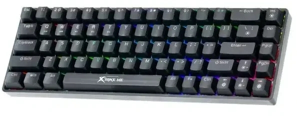 Belaidė klaviatūra žaidimams XTRIKE ME GK-994W BK juoda