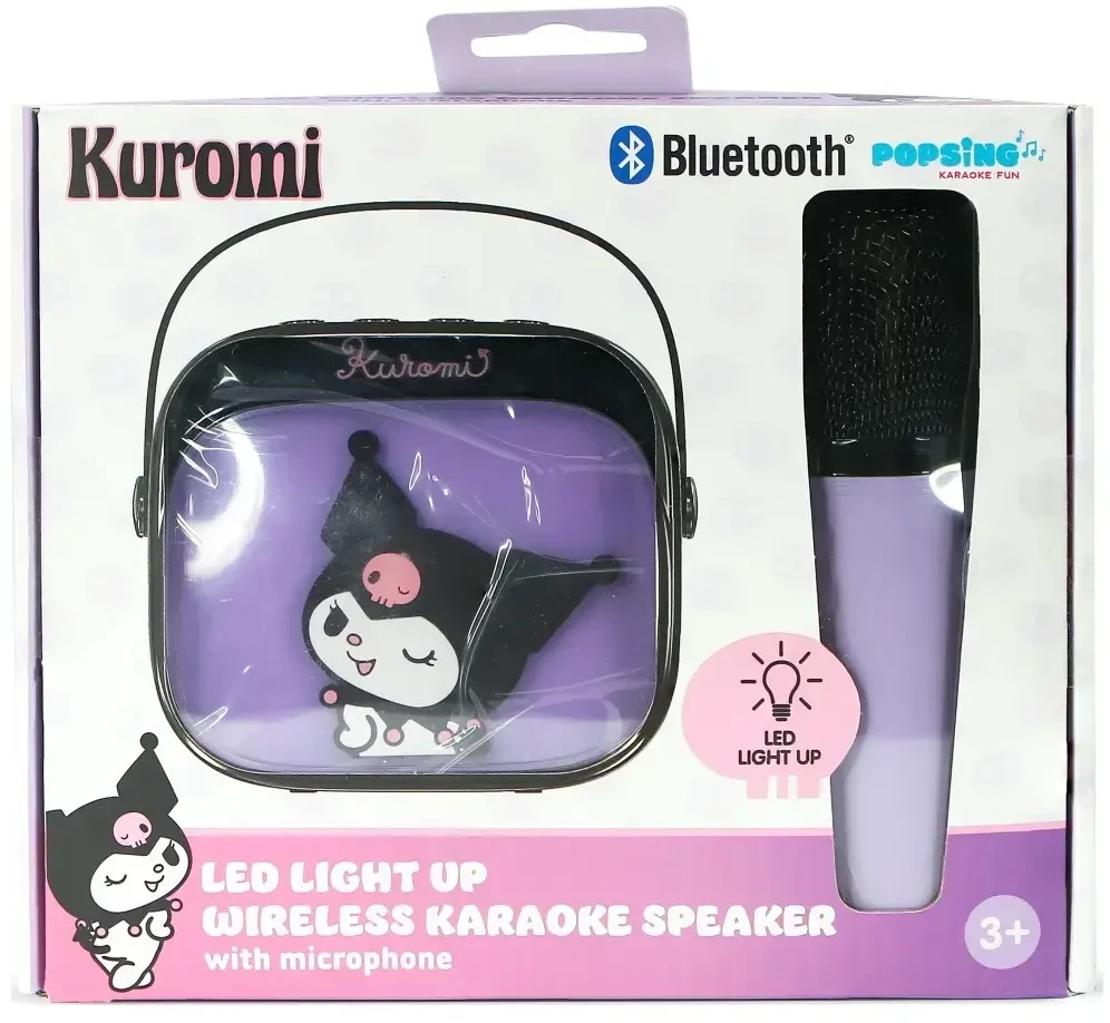 Wireless Karaoke Set OTL Kuromi LED Light-Up