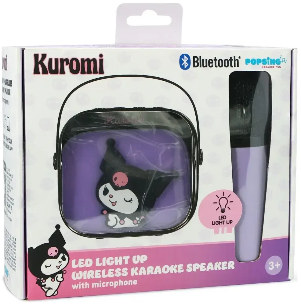 Wireless Karaoke Set OTL Kuromi LED Light-Up
