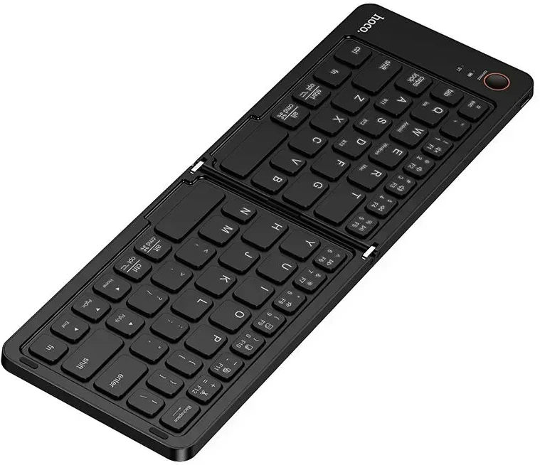 Belaidė klaviatūra folded QWERTY Hoco GM71 juodas