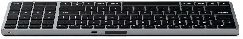 Belaidė klaviatūra QWERTY Satechi Slim X2 ST-BTSX2M space pilka