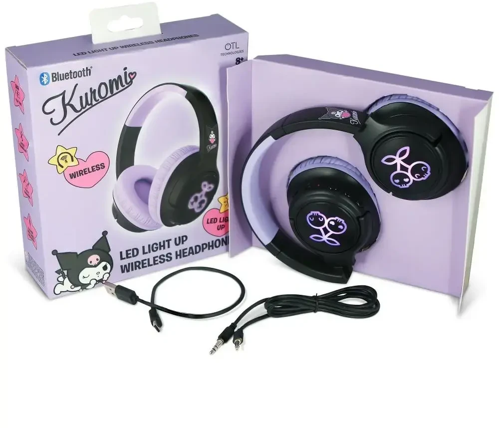 Belaidės Ausinės OTL Kuromi LED Light Up