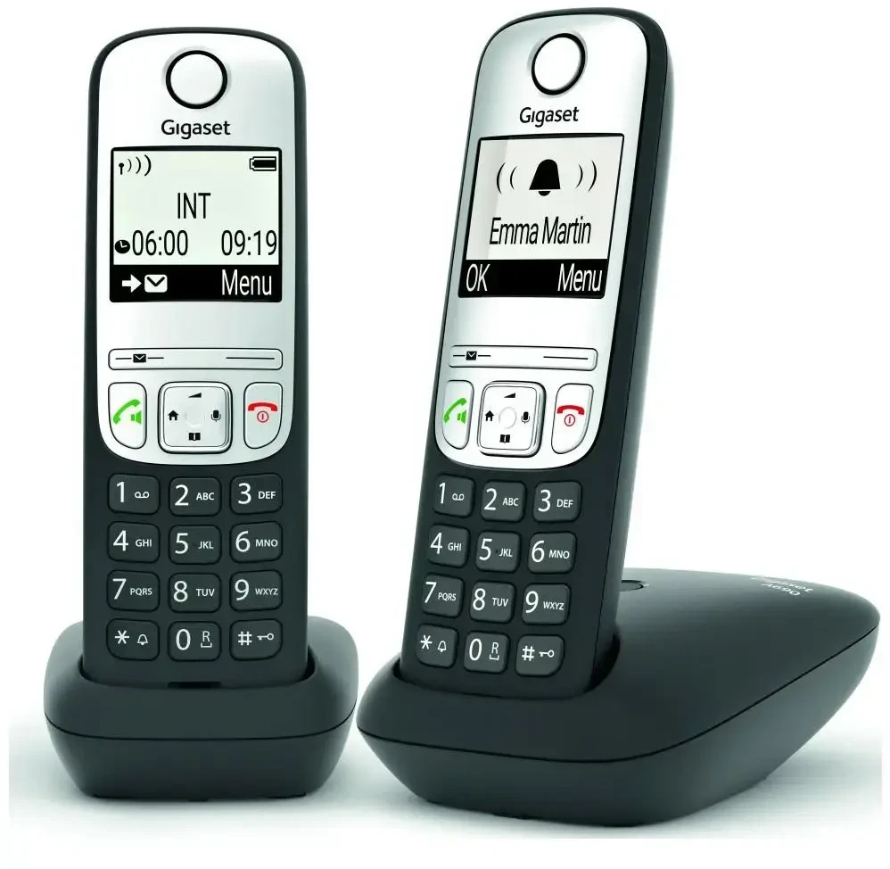 Stacionarus telefonas Gigaset A690Duo, su 2 rageliais
