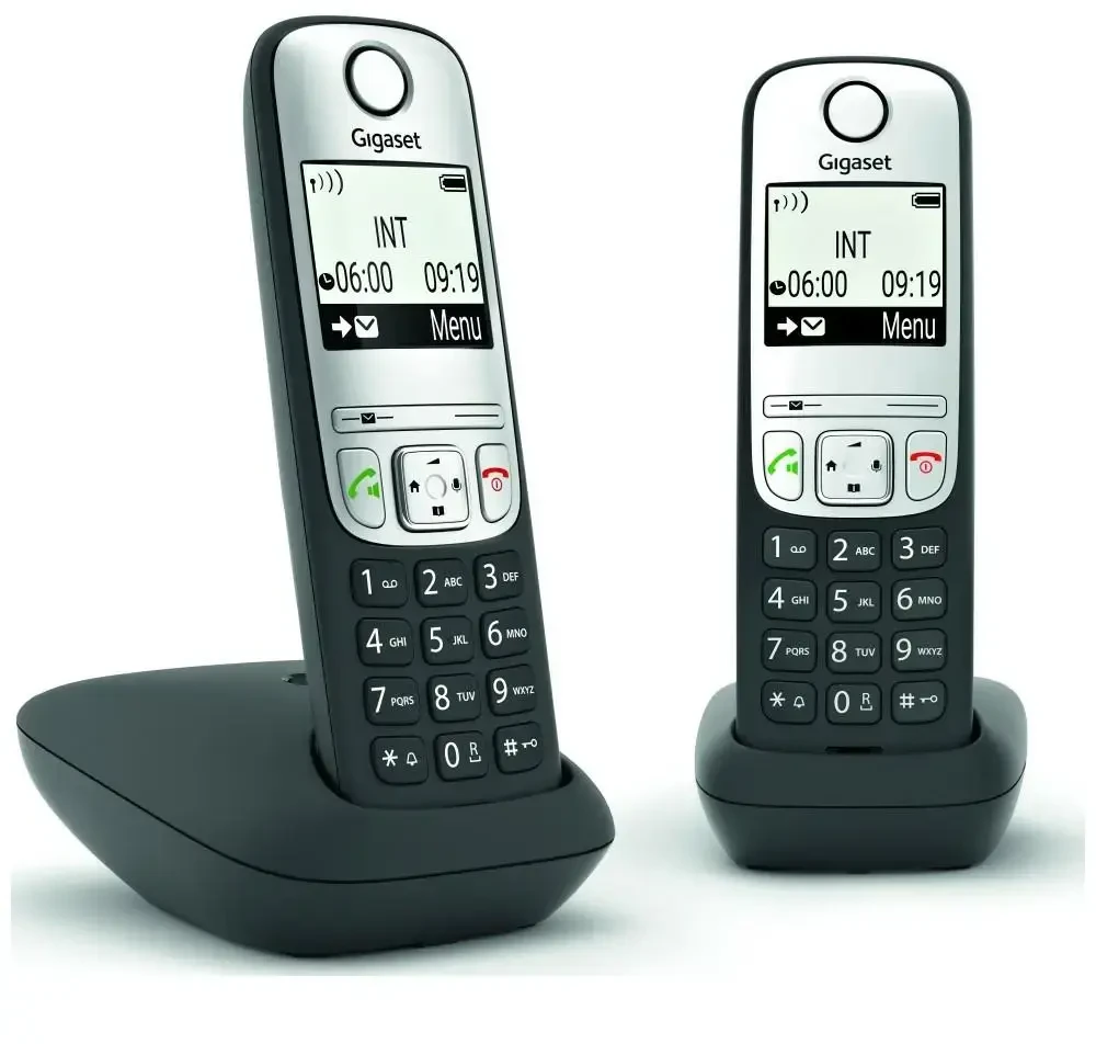 Stacionarus telefonas Gigaset A690Duo, su 2 rageliais