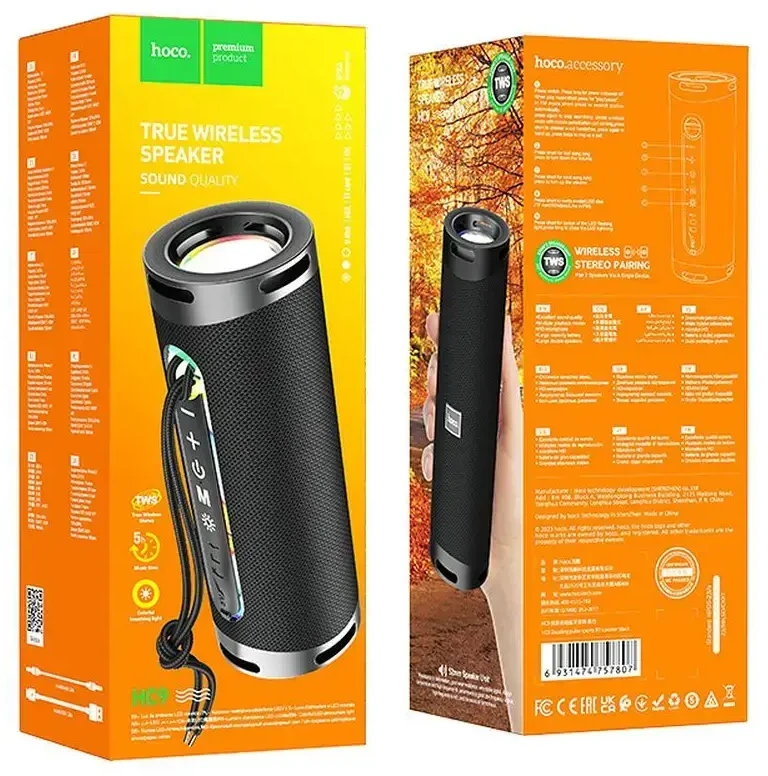 HOCO kolonėlė bluetooth HC9 juodos spalvos