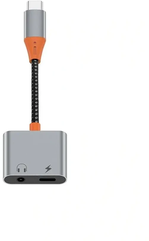 WiWU – garso adapteris LT10 nuo C iki C tipo + 3,5 mm