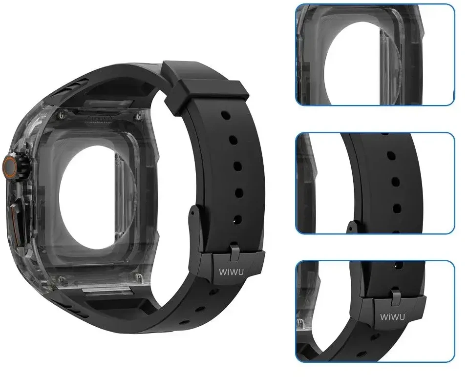 WiWU - Wi-WB013 Rambo Watch Band 49mm - juodas