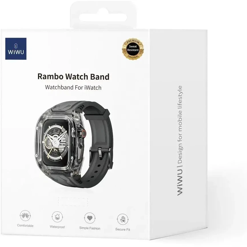 WiWU - Wi-WB013 Rambo Watch Band 49mm - juodas